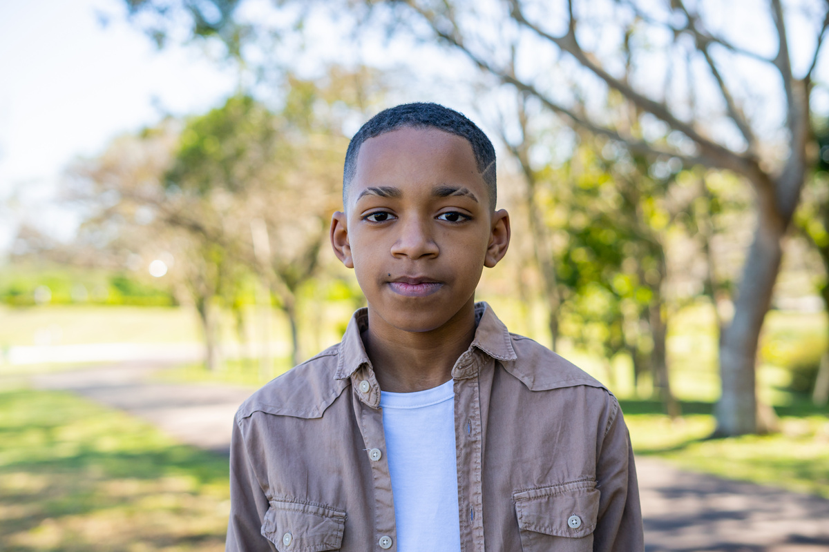 Black boy portrait